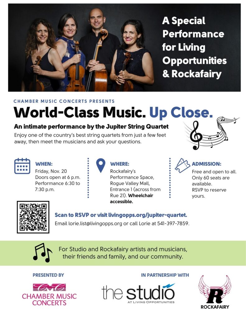 Jupiter String Quartet concert flyer (1)