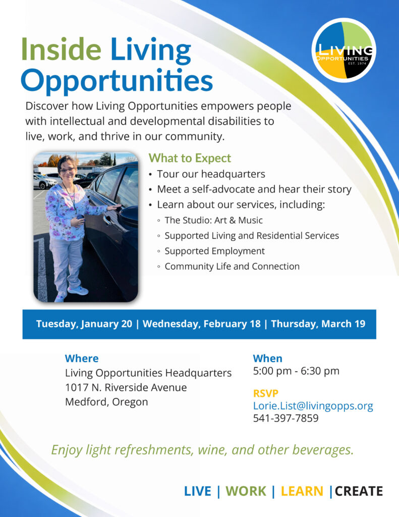 Inside Living Opportunities flyer