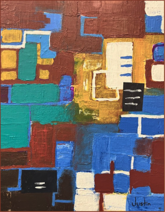 A painting entitled A Sense of Longing