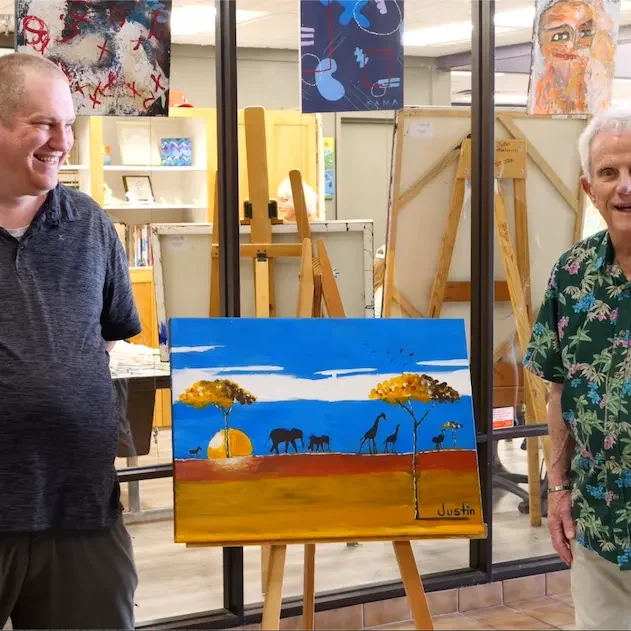 Justin and Jerry Discuss Justin's Painting Safari
